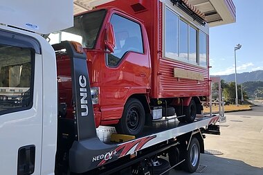 鹿児島キッチンカー　リース　制作