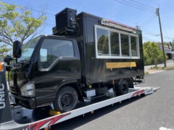 福岡県　田川市　移動販売車　キッチンカー　納車の画像